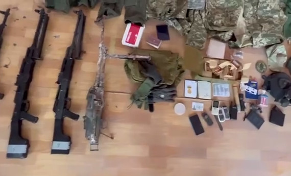 Рамзан Кадыров показал военные трофеи, доставшиеся чеченским бойцам