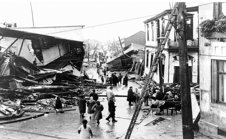 22 мая 1960 год - Великое Чилийское землетрясение, сильнейшее за всю историю наблюдений 
