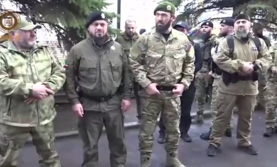 Магомед Даудов и Абузайд Висмурадов посетили расположение чеченских бойцов в ДНР