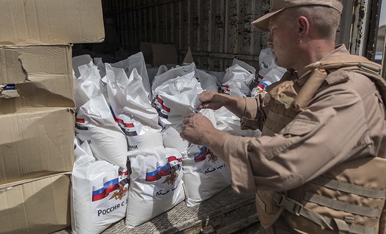 Более 3 тысяч жителей Сирии за сутки получили российскую помощь