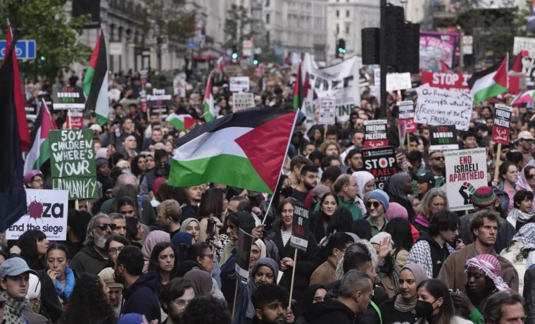 В Лондоне прошла масштабная акция в поддержку Палестины