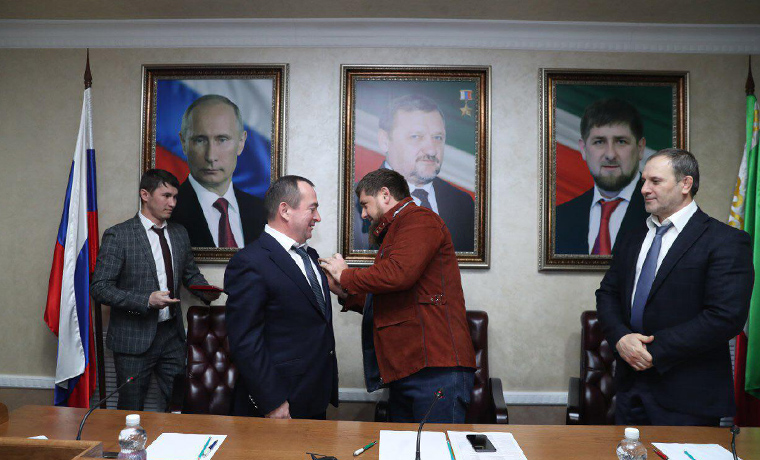 Рамзан Кадыров представил коллективу Минспорта ЧР нового руководителя 