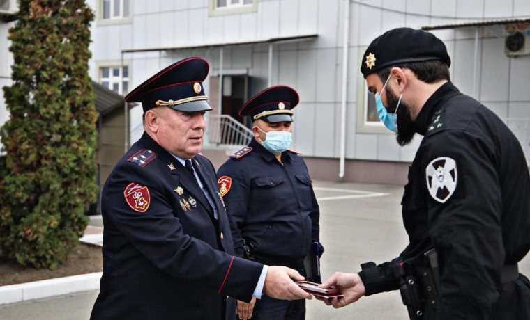 В Чеченской Республике наградили отличившихся сотрудников вневедомственной охраны Росгвардии