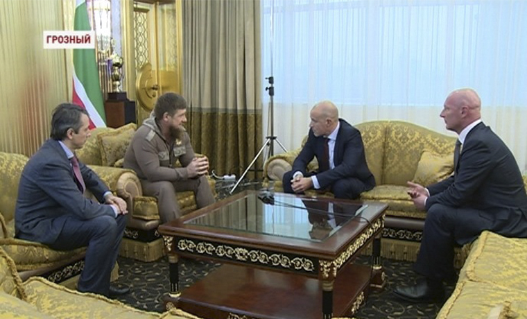 Рамзан Кадыров встретился с Виктором Харитониным  и Геннадием Швейгертом