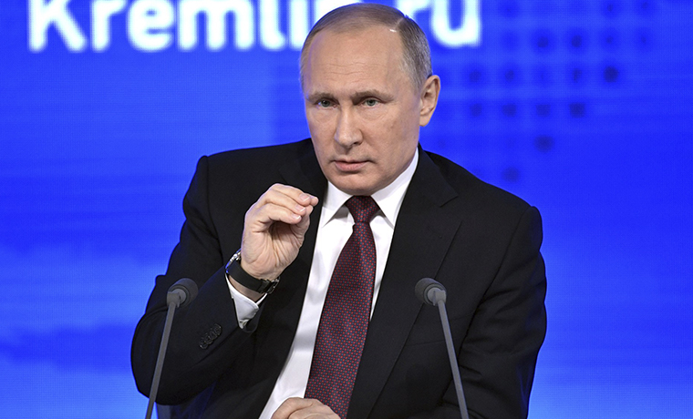 В Москве прошла большая пресс-конференция президента России Владимира Путина