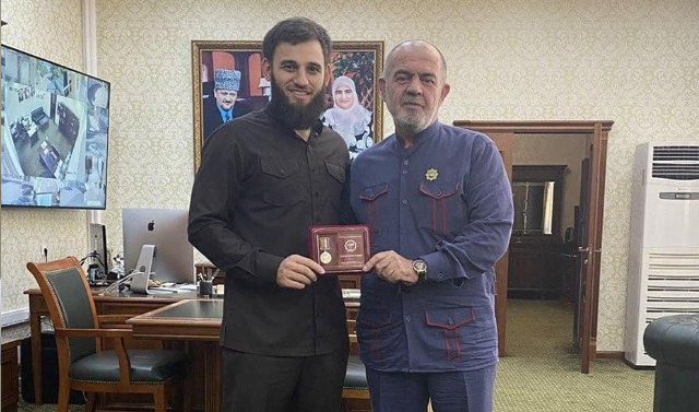 Ибрагим Закриев награжден медалью Союза городов воинской славы