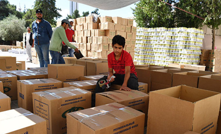 Фонд Кадырова обеспечил гуманитарной помощью более 10 тысяч сирийских семей