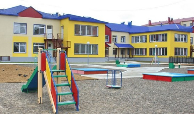 В селении  Бачи-Юрт завершается строительство детского сада на 140 мест
