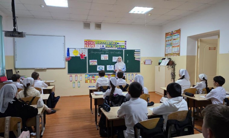 В Бачи-Юртовской школе прошла акция, посвященная правам человека
