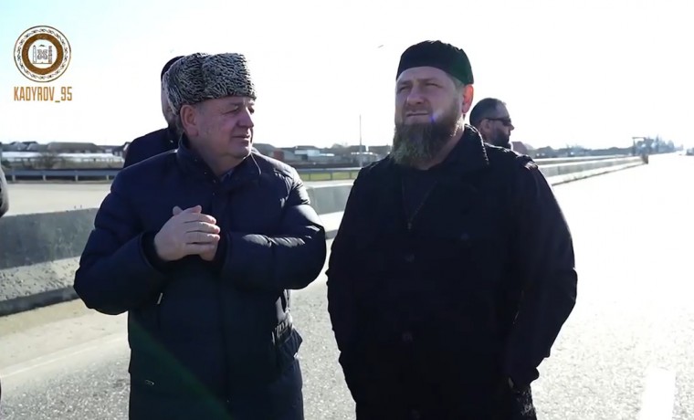 Рамзан Кадыров проинспектировал строительство новой автомагистрали