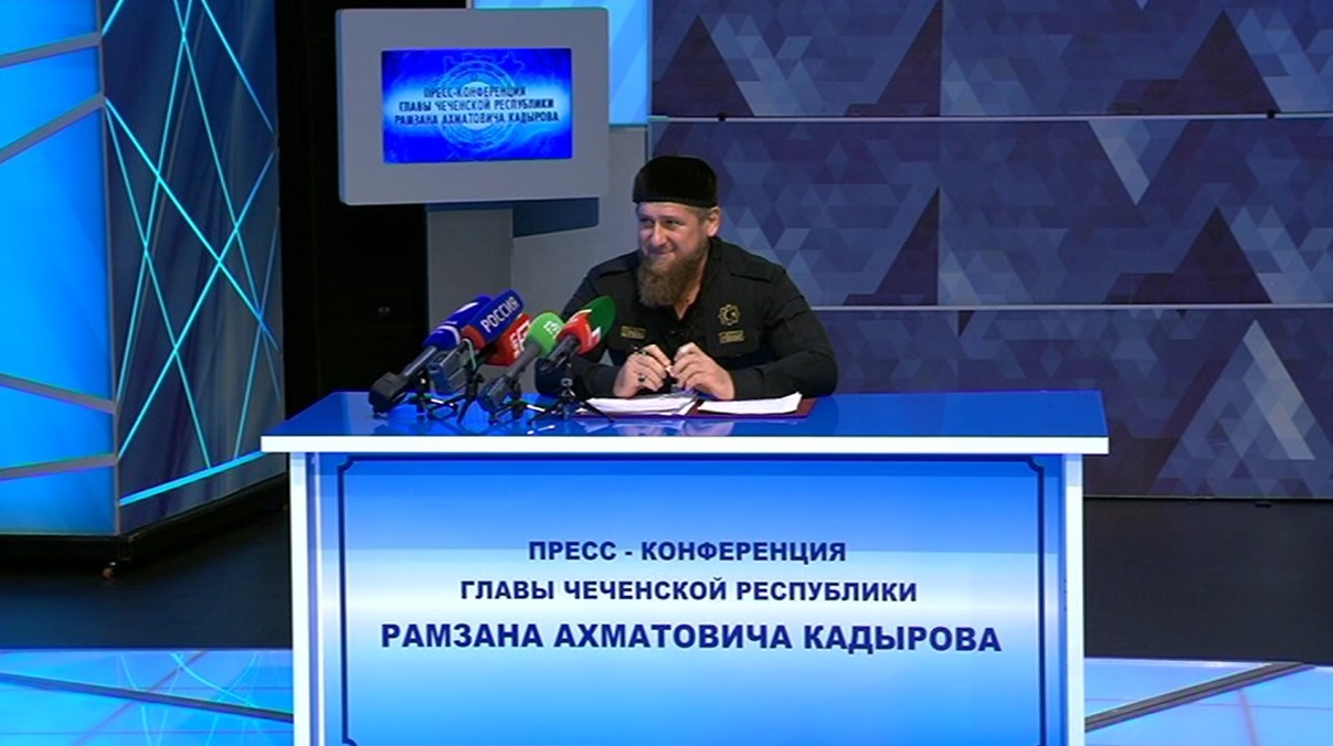 Рамзан Кадыров отвечает на вопросы СМИ