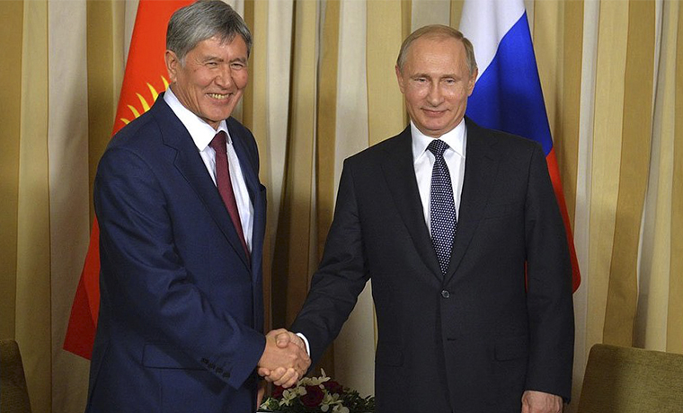 Владимир Путин и президент Киргизии обсудили взаимодействие в ЕАЭС