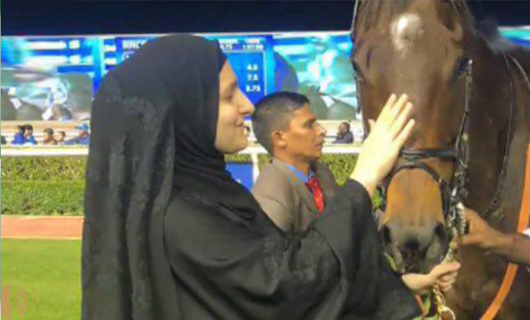 Лошадь Рамзана Кадырова заняла призовое место на скачках в Дубае