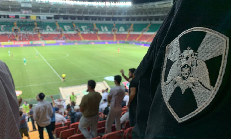 В Грозном Росгвардия обеспечила правопорядок на футбольном матче «Ахмат» - «Динамо»