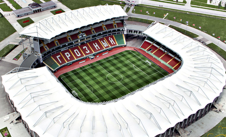 Стадион «Ахмат-Арена» получил от РФС сертификат соответствия высшей категории