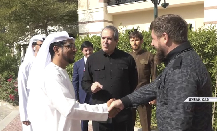 Рамзан  Кадыров встретился с президентом Фонда развития Абу Даби