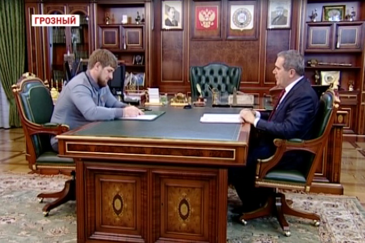 Р.Кадыров встретился с заместителем председателя Комитета по международным делам СФ РФ Зиядом Сабсаби