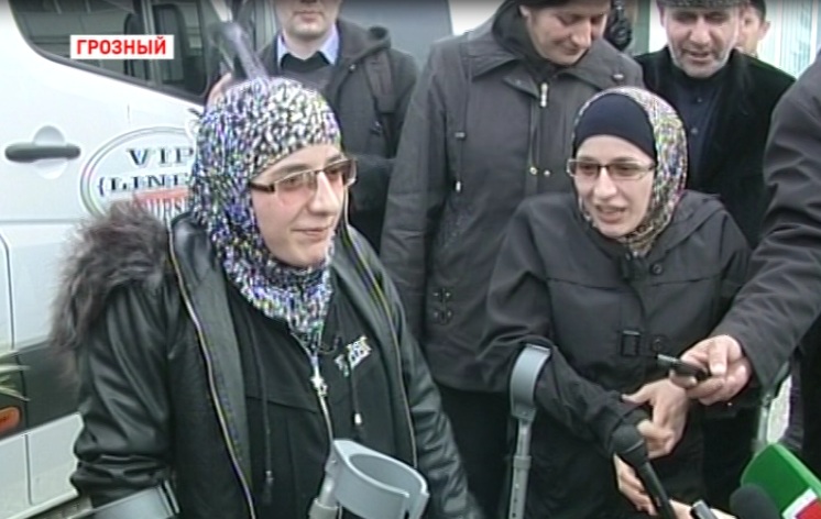 Сестры Зита и Гита Резахановы прибыли в Грозный